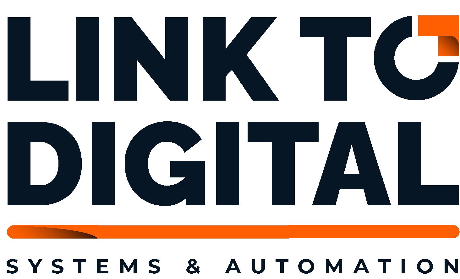 Link To Digital - Logo esteso Pieno PNG